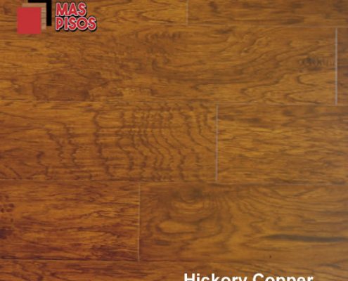 piso laminado 8mm marca terza, estilo hickory, color copper